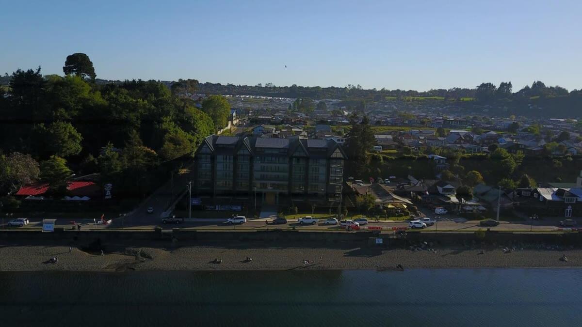 Depto 2D2B Frente A La Costanera Piscina Temperada Servicio Hom 0401 Apartment Puerto Varas Bagian luar foto