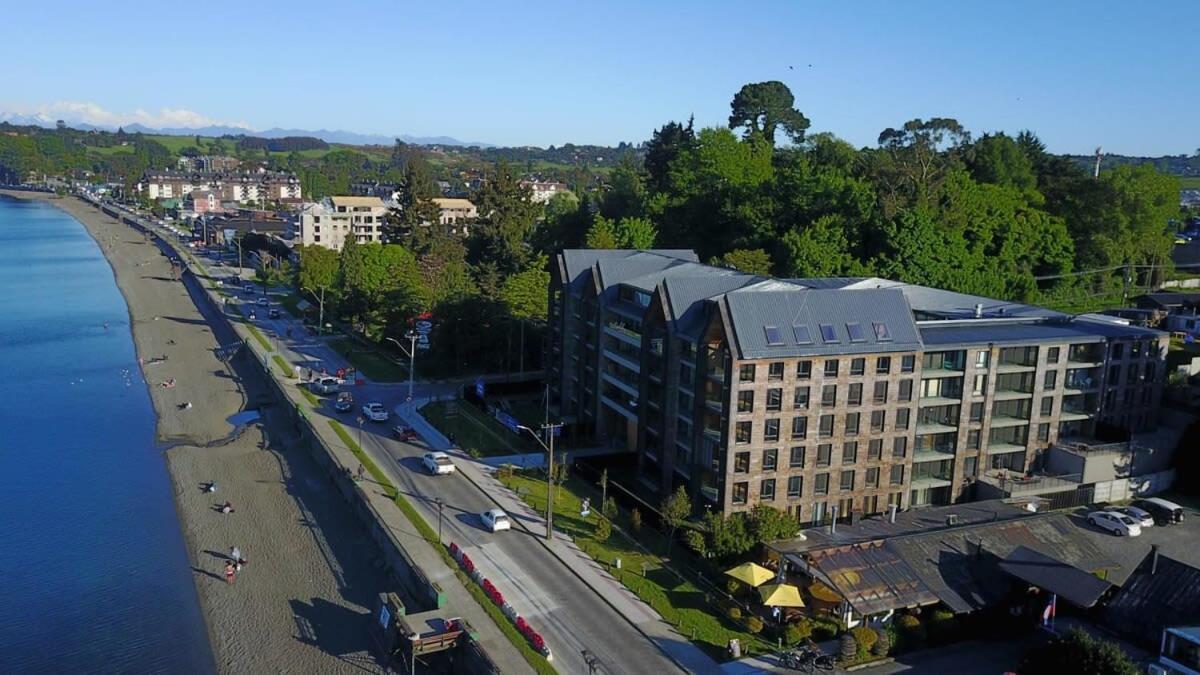 Depto 2D2B Frente A La Costanera Piscina Temperada Servicio Hom 0401 Apartment Puerto Varas Bagian luar foto